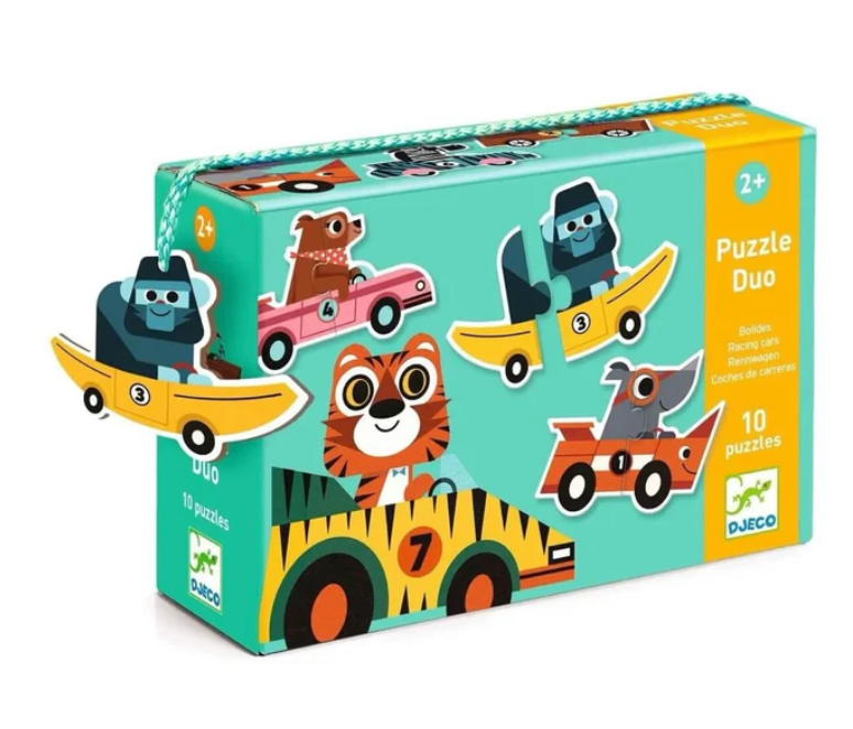 Puzzle duo Racing Cars DJECO