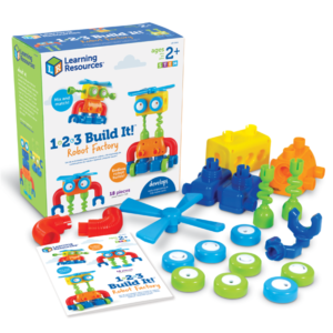 1-2-3 BUILD IT! ROBOT FACTORY – LEARNING RESOURCES