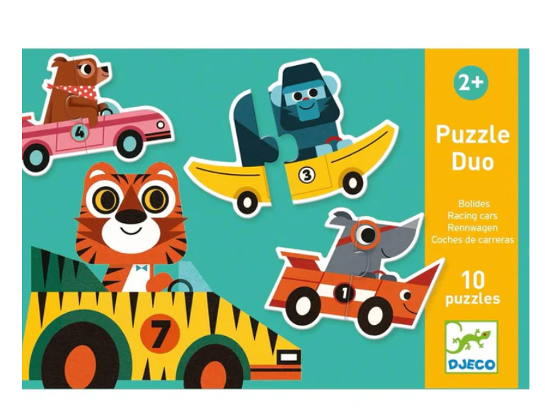 Puzzle duo Racing Cars DJECO