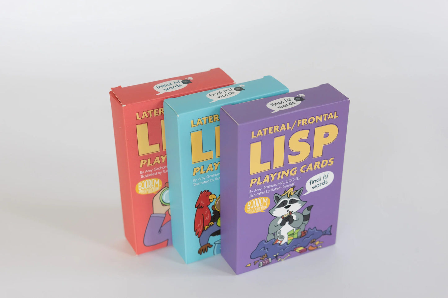 Lateral/Frontal Lisp Playing Cards - Initial /s/ Playing Cards