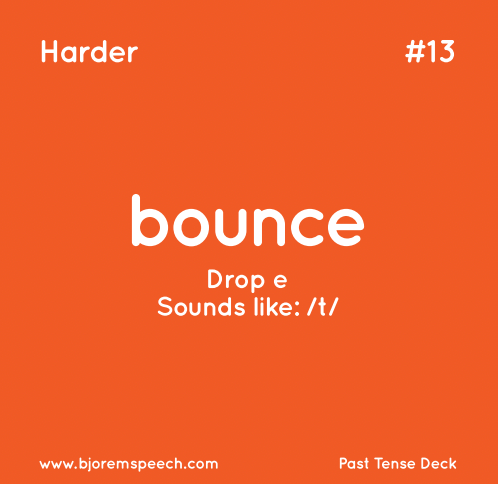 Regular Past Tense Verbs - Complexity Approach