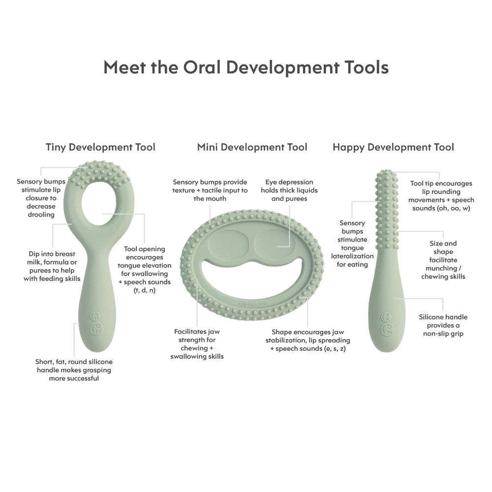 ezpz Oral Development Tools 3-pack