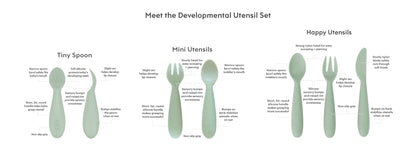 ezpz Developmental Utensil Set