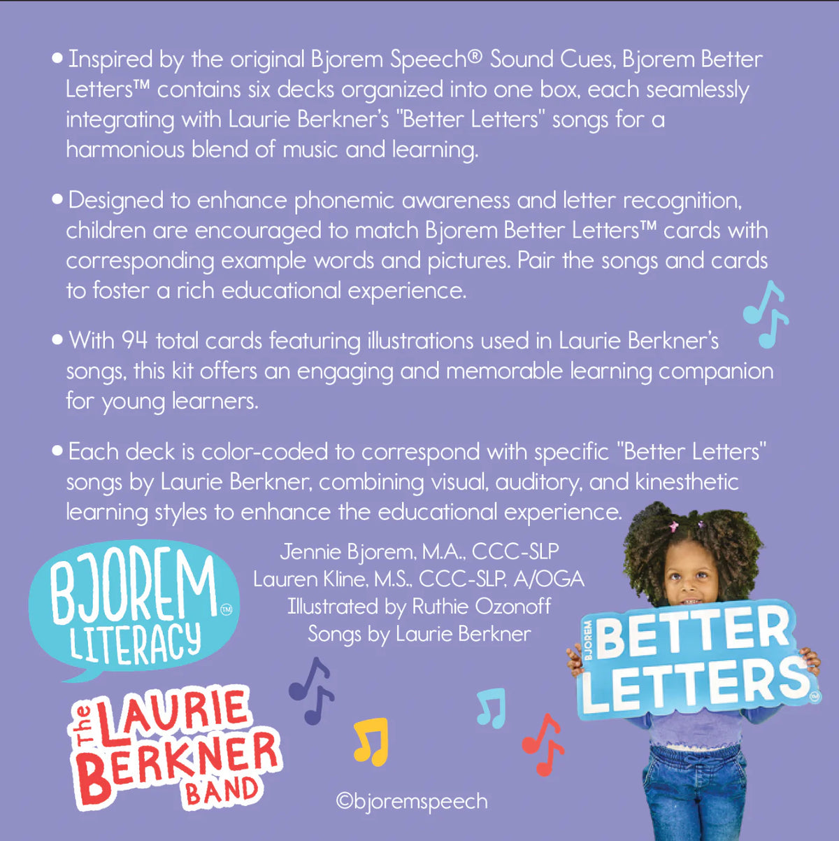BJOREM BETTER LETTERS™ WITH THE LAURIE BERKNER BAND – SoundLand