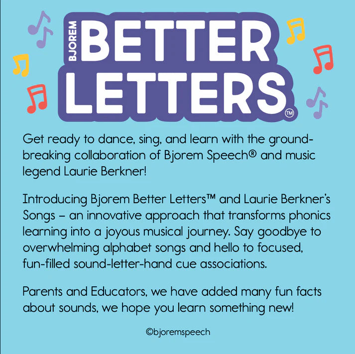 BJOREM BETTER LETTERS™ WITH THE LAURIE BERKNER BAND