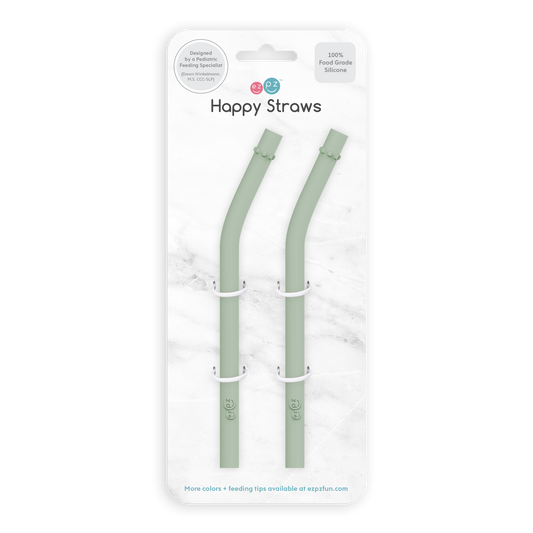 ezpz Happy Cup + Straw System Straw Replacement 2-pack