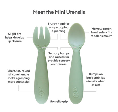 ezpz Mini Utensils Fork+Spoon