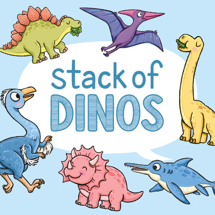 Bjorem® Stack of Dinos: Dinosaur Themed Picture Vocabulary Cards