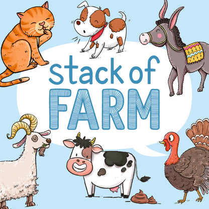 Bjorem® Stack of Farm: Farm Themed Picture Vocabulary Cards