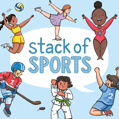 Bjorem® Stack of Sports: Sports Themed Picture Vocabulary Cards