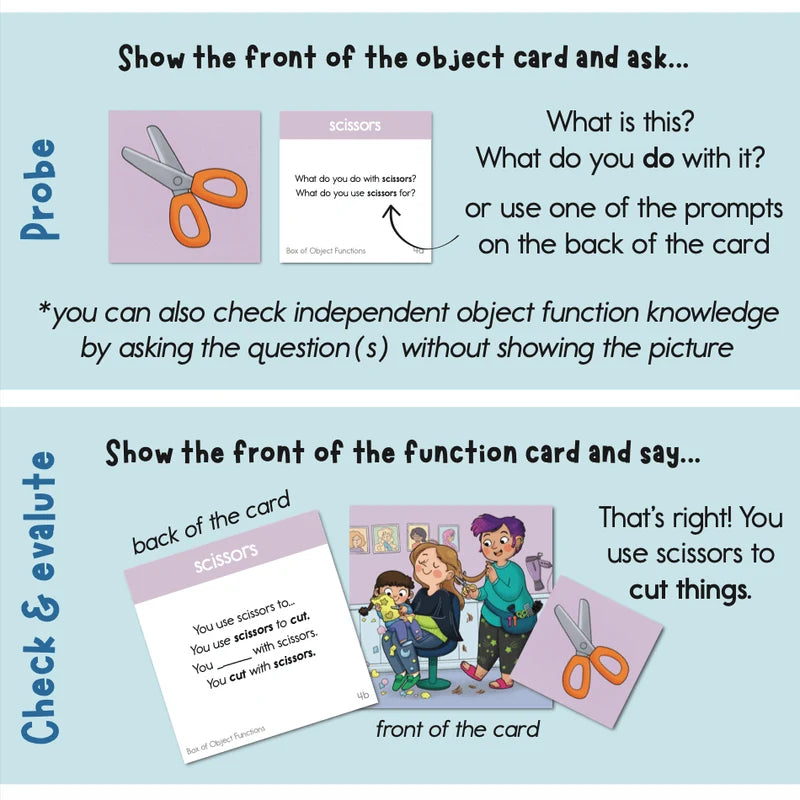 Box of Object Functions: Building Expressive & Receptive Language Skills