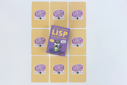 Lateral/Frontal   Lisp   Playing   Cards   —   Final   /s/   Words