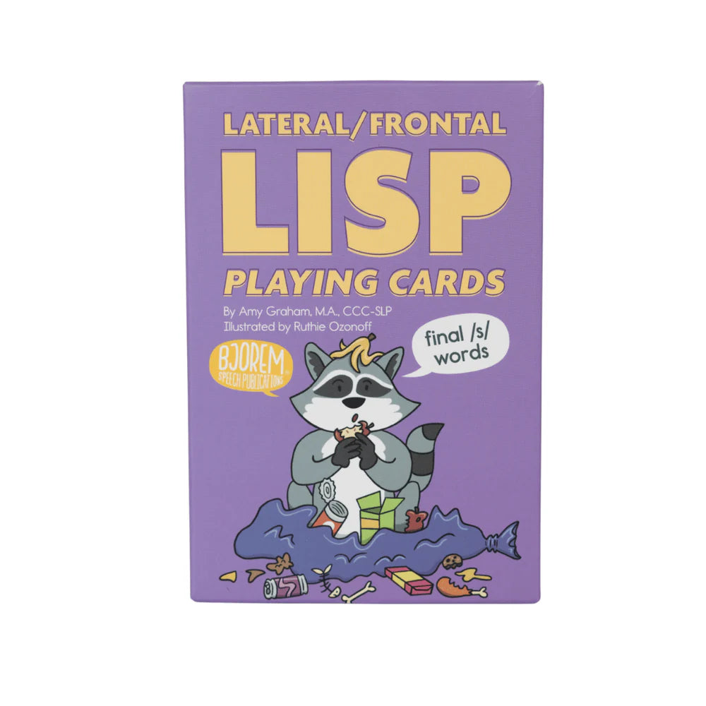 Lateral/Frontal   Lisp   Playing   Cards   —   Final   /s/   Words