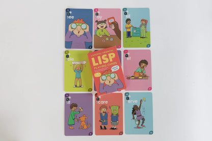 Lateral/Frontal   Lisp   Playing   Cards   -   Initial   /s/   Playing   Cards