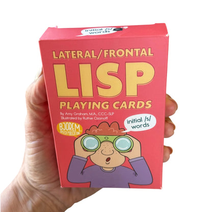 Lateral/Frontal   Lisp   Playing   Cards   -   Initial   /s/   Playing   Cards