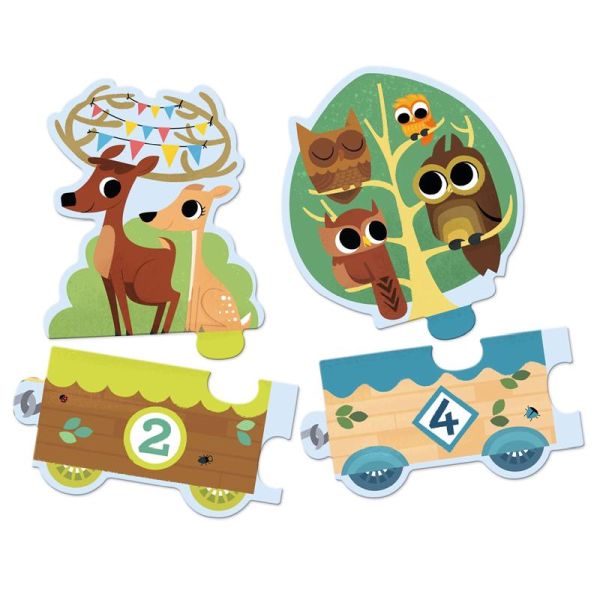 DJECO Puzzle Duo I Count