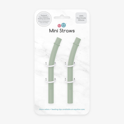 ezpz Mini Cup + Straw Training System Straw Replacement 2-pack