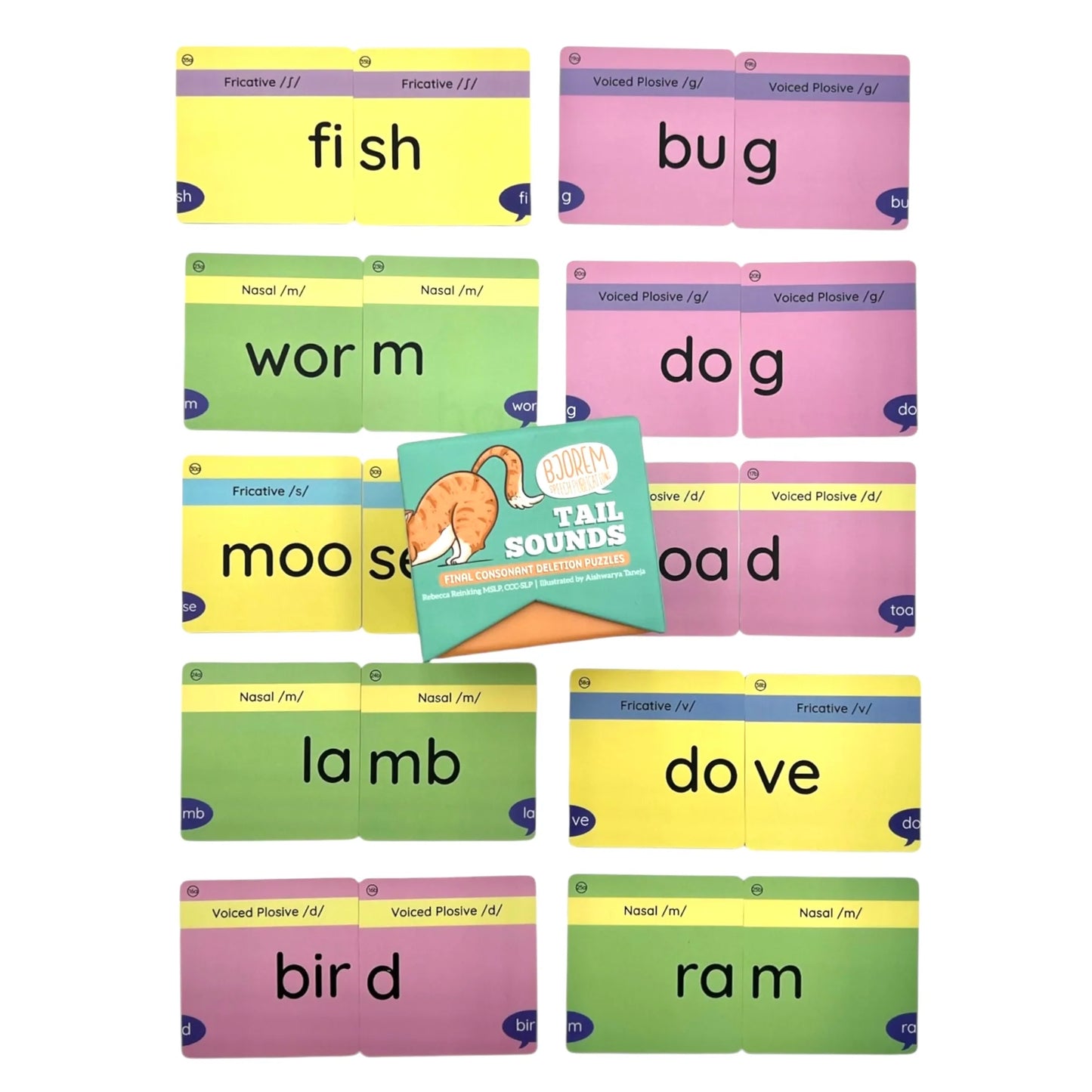 Tail Sounds Final Consonant Deletion Puzzles